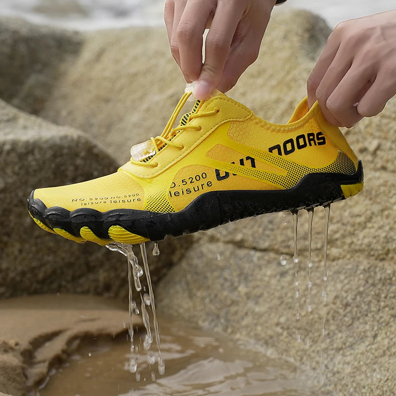 Men's and Women's Barefoot Water Shoes, Lightweight, Breathable, Non-Slip, Soft-Soled, Multi-Functional Fitness, Beach, Swimming, River Trekking Shoes