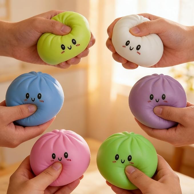 Dumplings Squishy Stress