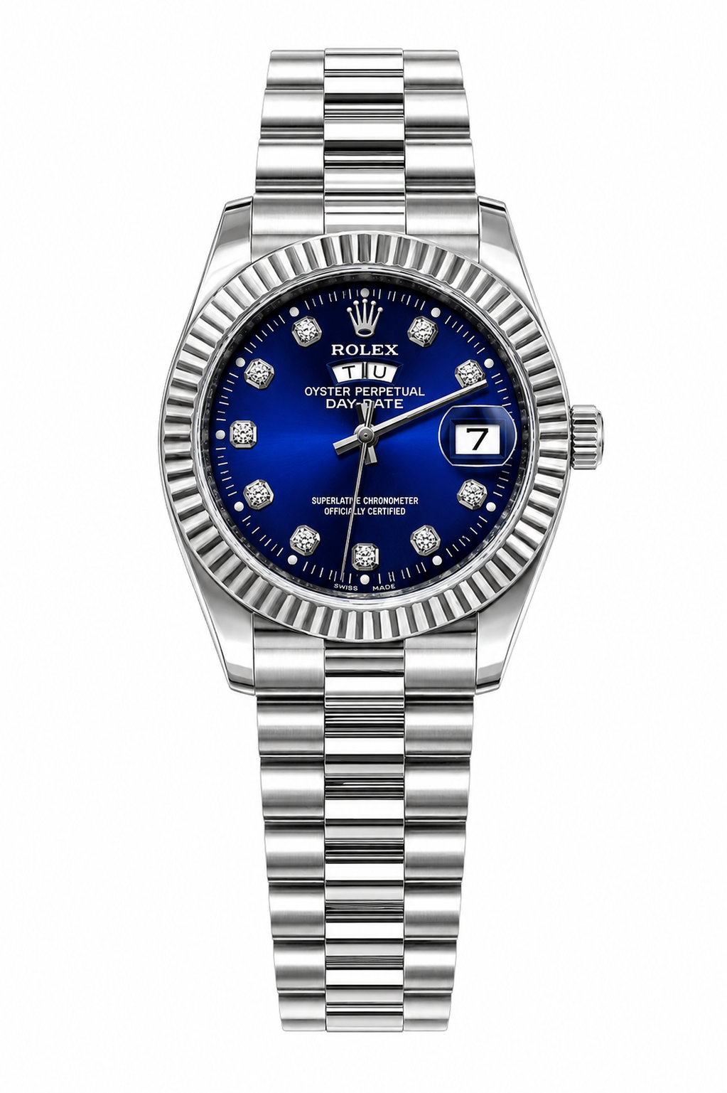 Luxury Gold Date Style Watch – Black Dial | Premium Stainless Steel Wrist Watch