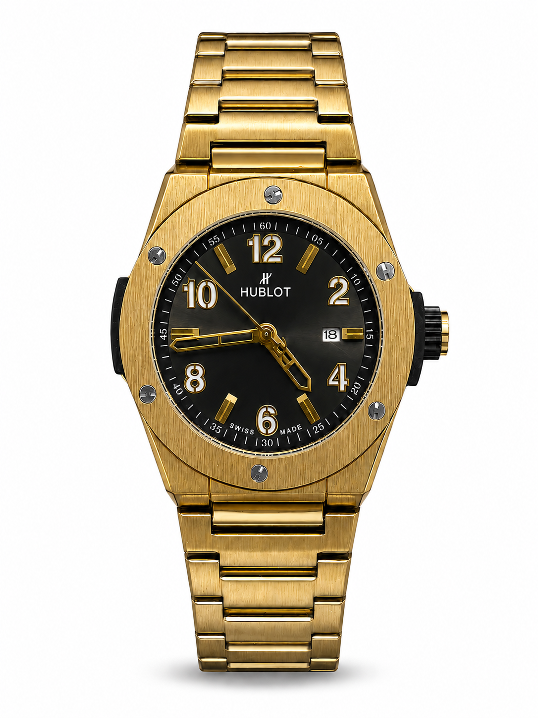 Luxury Green Dial Stainless Steel Men's Watch