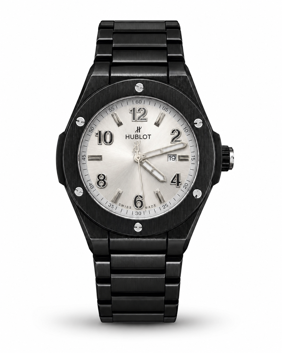 Luxury Green Dial Stainless Steel Men's Watch