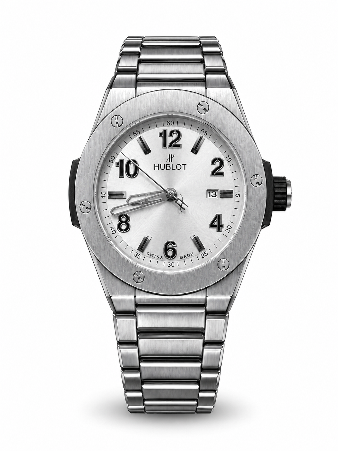 Luxury Green Dial Stainless Steel Men's Watch