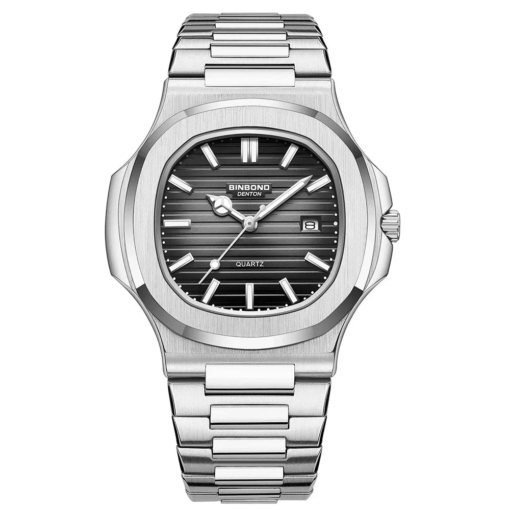 New Casual Business Movement Clock Men Luxury Watch Automatic Watches Mens Fashion Quartz Wristwatches Gifts Relogio Masculino