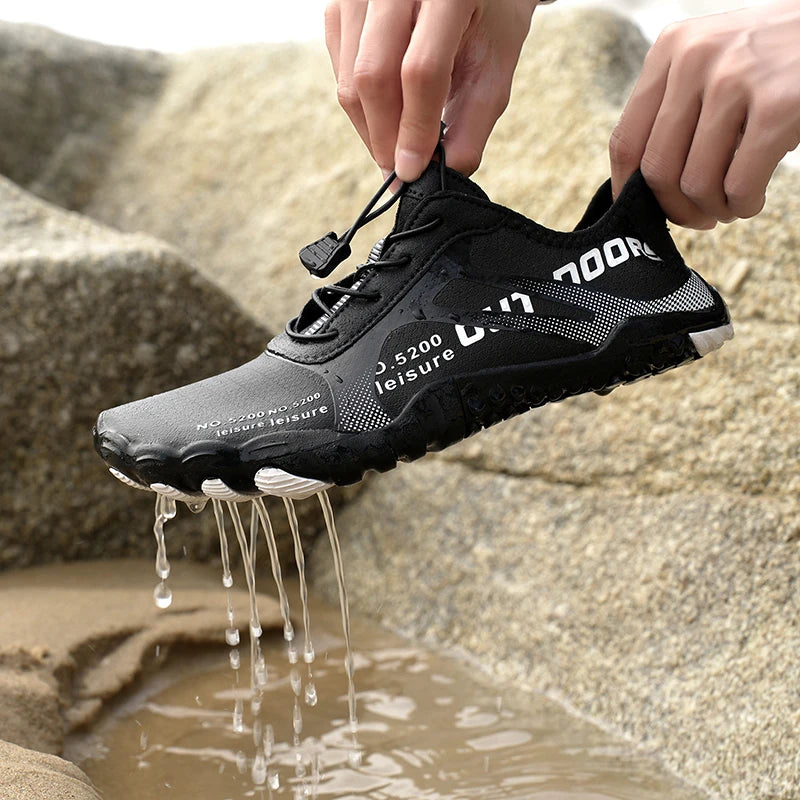 Men's and Women's Barefoot Water Shoes, Lightweight, Breathable, Non-Slip, Soft-Soled, Multi-Functional Fitness, Beach, Swimming, River Trekking Shoes