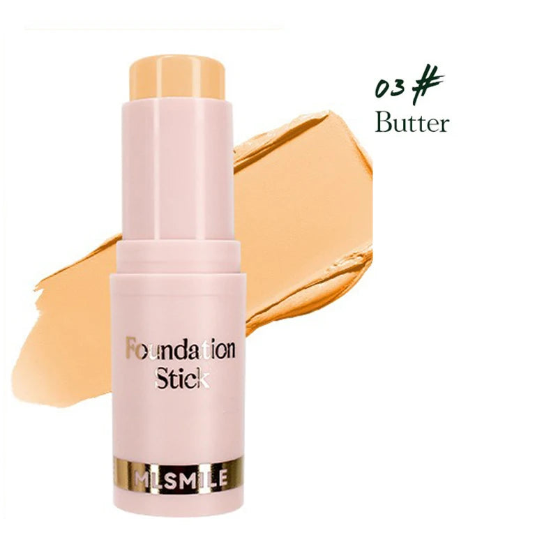 Facial Stick Foundation Full Coverage Dark Skin Foundation Makeup Lasting Oil-control Concealer Base Cream Matte Natural Primer