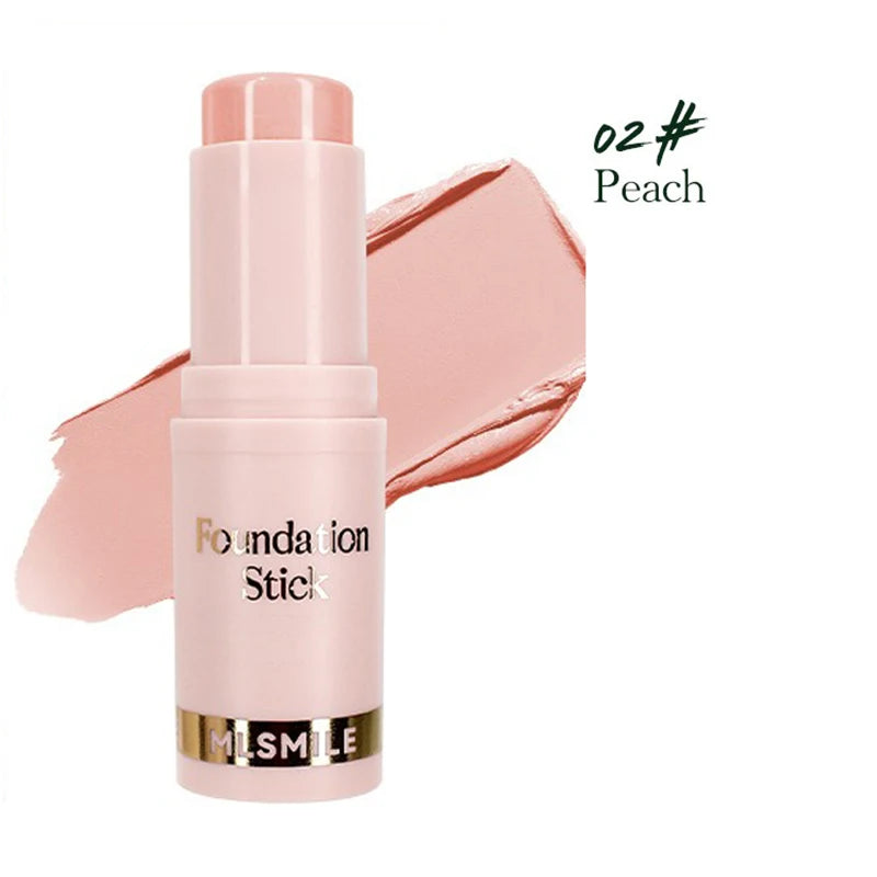 Facial Stick Foundation Full Coverage Dark Skin Foundation Makeup Lasting Oil-control Concealer Base Cream Matte Natural Primer