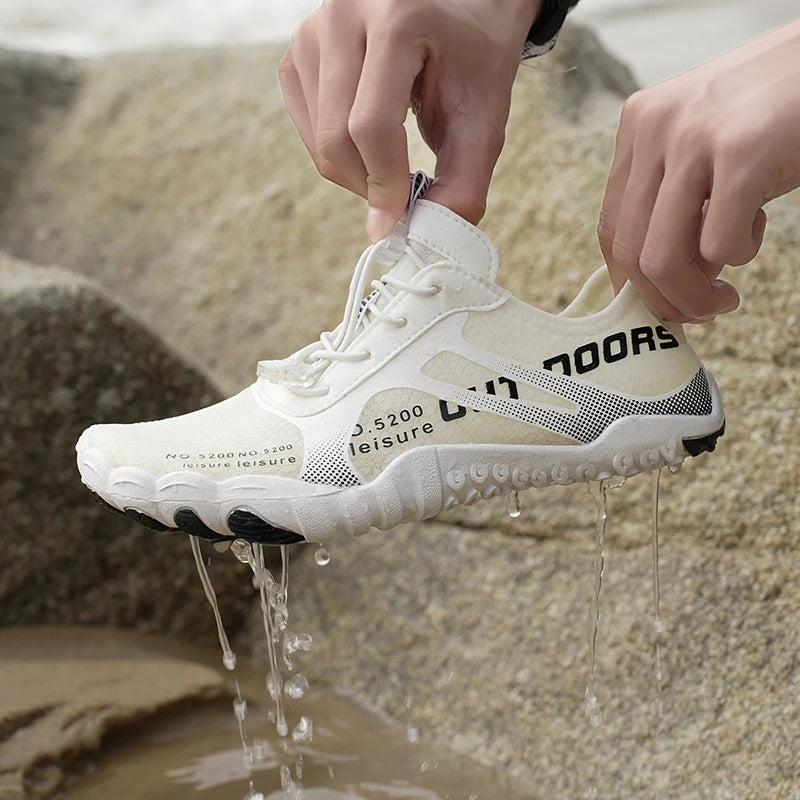 Men's and Women's Barefoot Water Shoes, Lightweight, Breathable, Non-Slip, Soft-Soled, Multi-Functional Fitness, Beach, Swimming, River Trekking Shoes