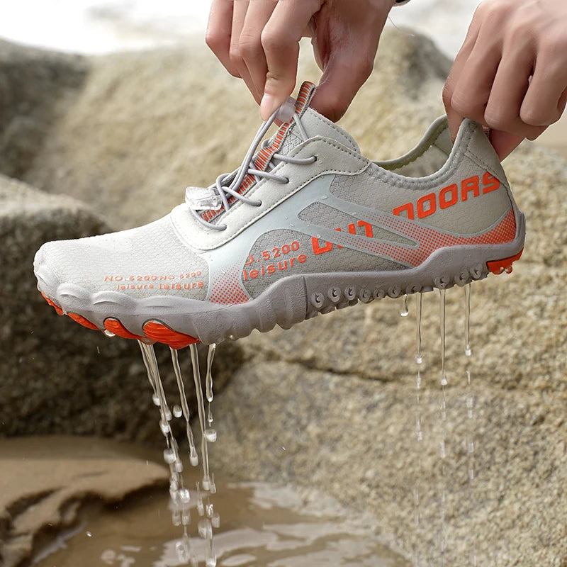 Men's and Women's Barefoot Water Shoes, Lightweight, Breathable, Non-Slip, Soft-Soled, Multi-Functional Fitness, Beach, Swimming, River Trekking Shoes