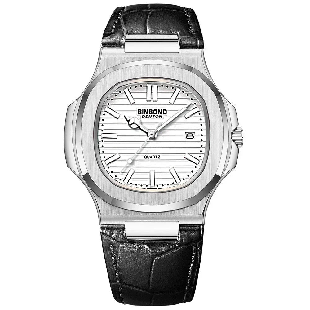 New Casual Business Movement Clock Men Luxury Watch Automatic Watches Mens Fashion Quartz Wristwatches Gifts Relogio Masculino