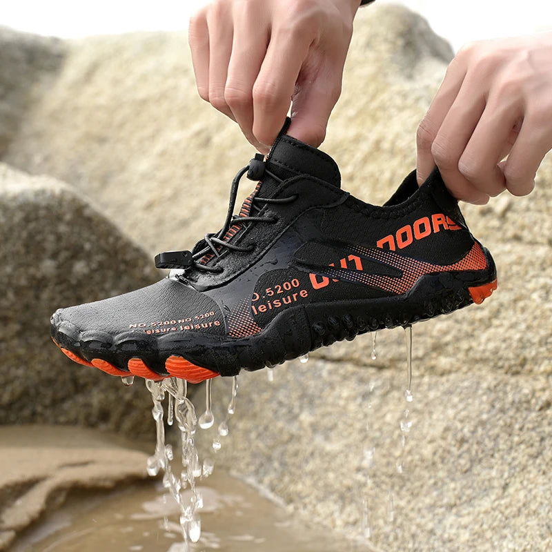 Men's and Women's Barefoot Water Shoes, Lightweight, Breathable, Non-Slip, Soft-Soled, Multi-Functional Fitness, Beach, Swimming, River Trekking Shoes