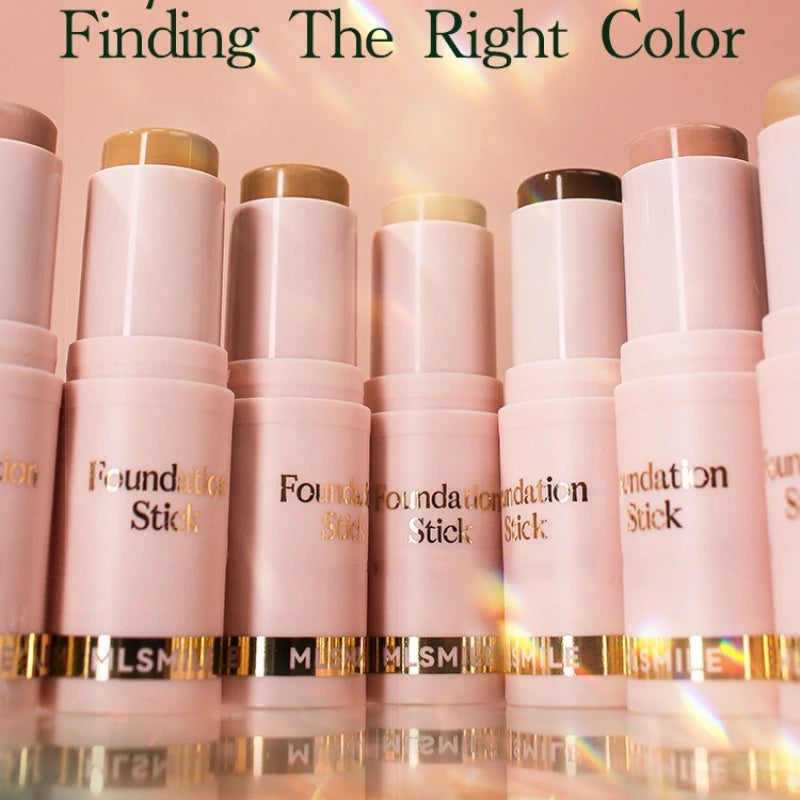 Facial Stick Foundation Full Coverage Dark Skin Foundation Makeup Lasting Oil-control Concealer Base Cream Matte Natural Primer