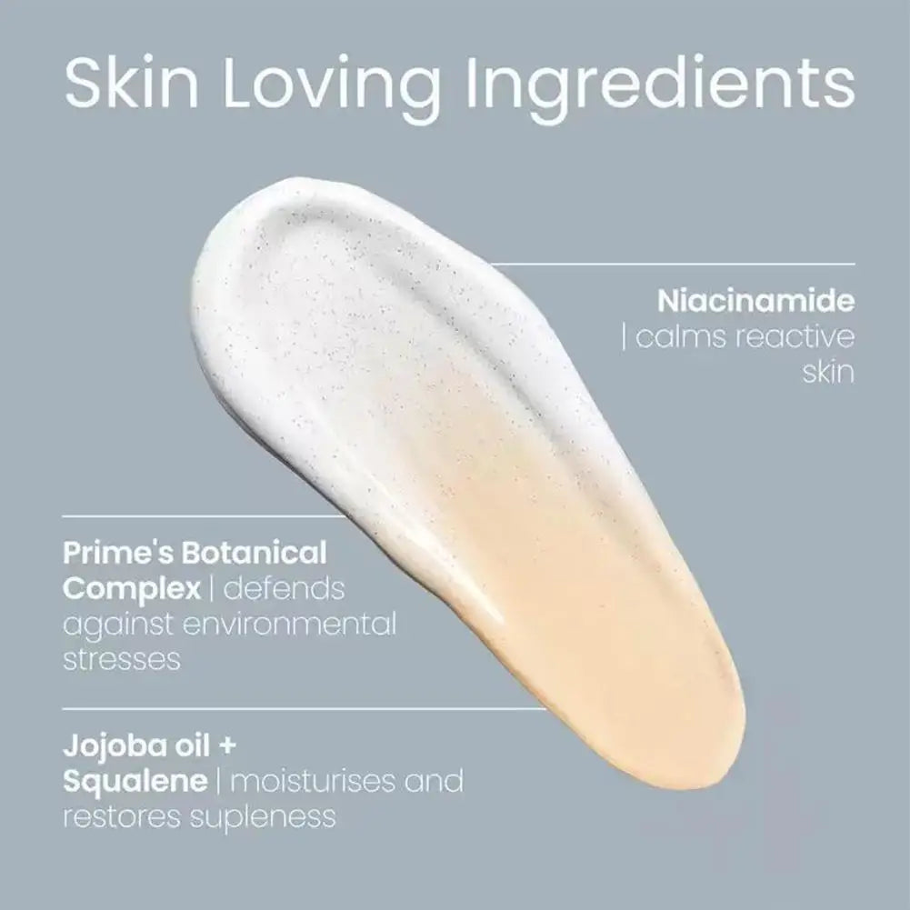 Prime Prometics Color Changing Foundation - Self-Adjusting Shade Technology Over 12h Long-Lasting Coverage Smoothing & Breathabl