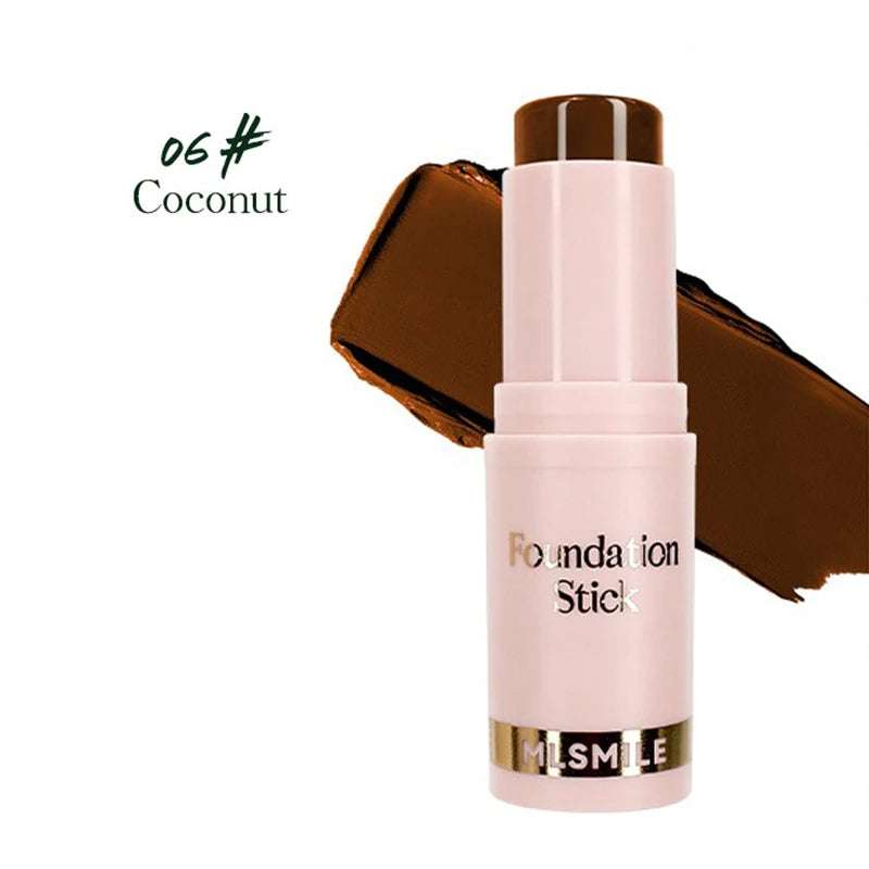 Facial Stick Foundation Full Coverage Dark Skin Foundation Makeup Lasting Oil-control Concealer Base Cream Matte Natural Primer