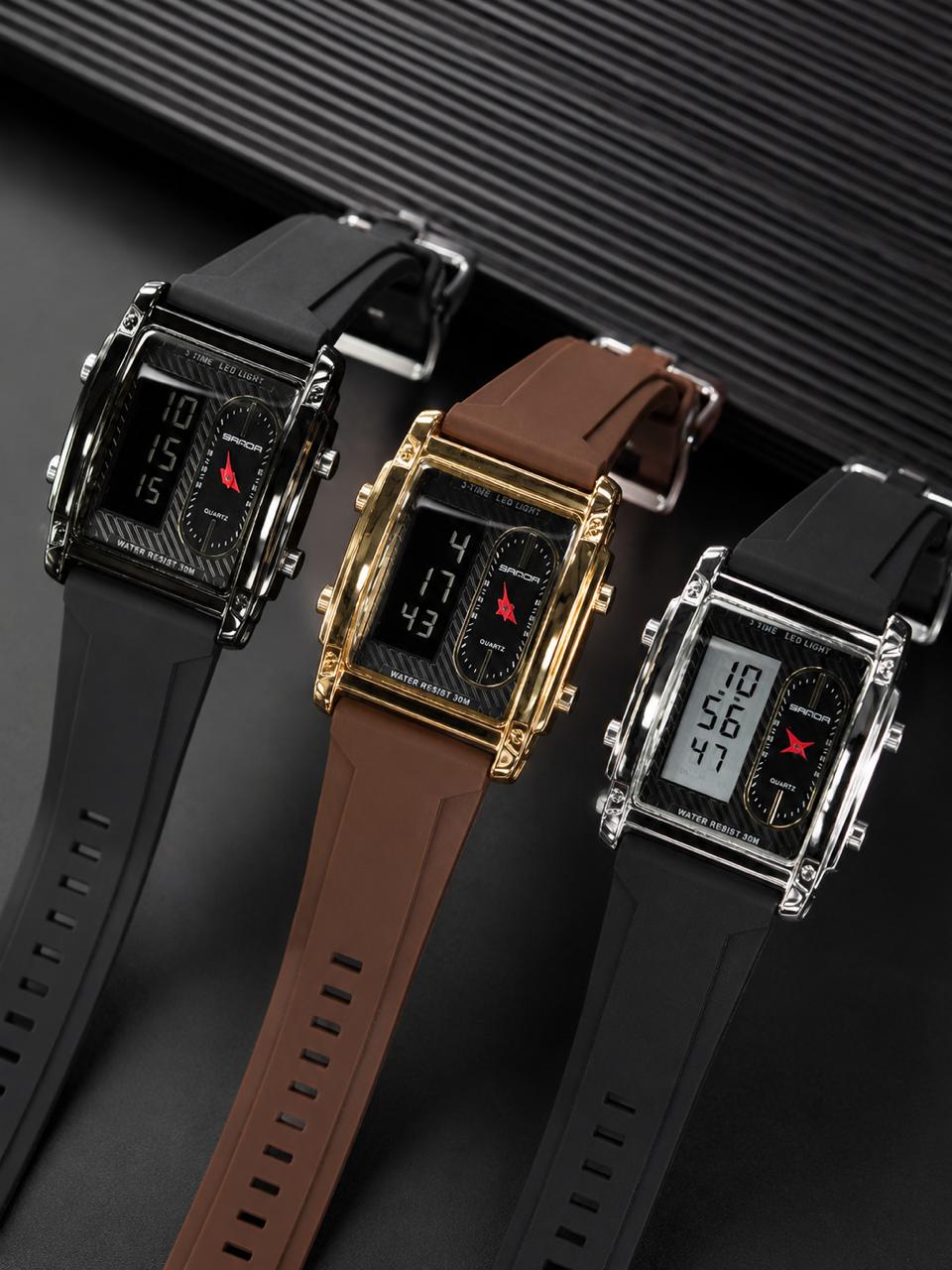 SANDA Digital Analog Sports Watch